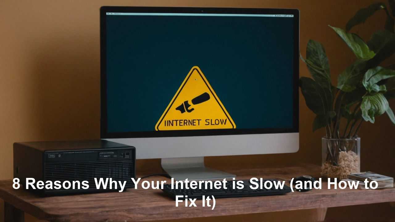 8 Reasons Why Your Internet is Slow (and How to Fix It)
