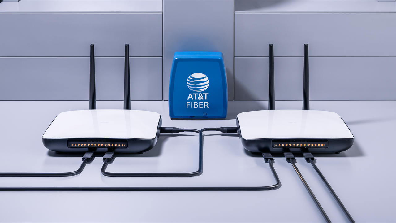 Can you have 2 routers with ATT fiber?