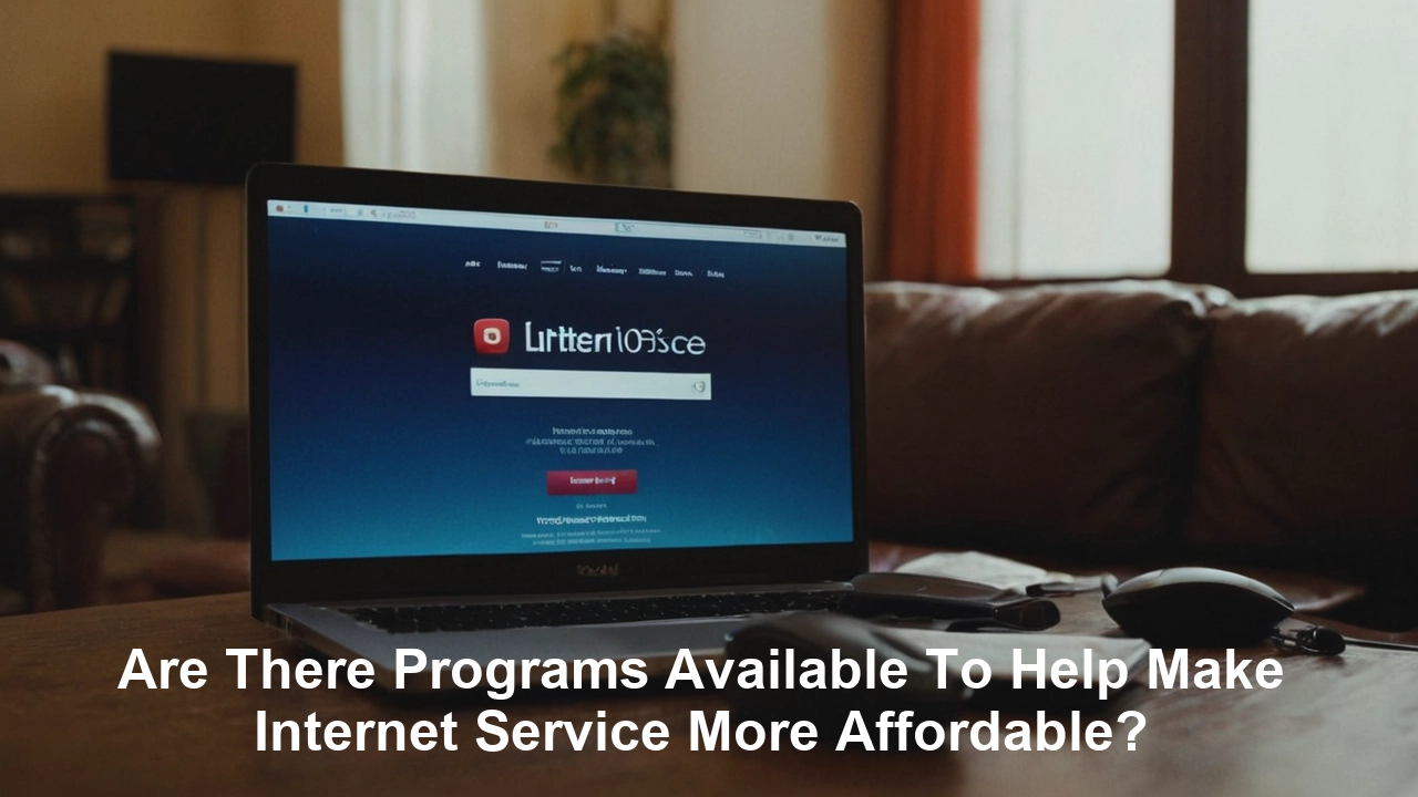 Are There Programs Available To Help Make Internet Service More Affordable?