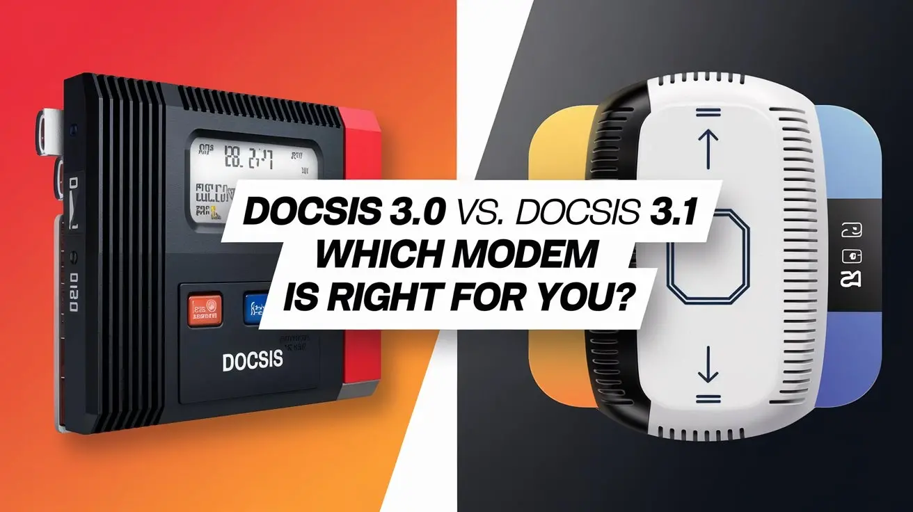 DOCSIS 3.0 vs. DOCSIS 3.1: Which modem is right for you?