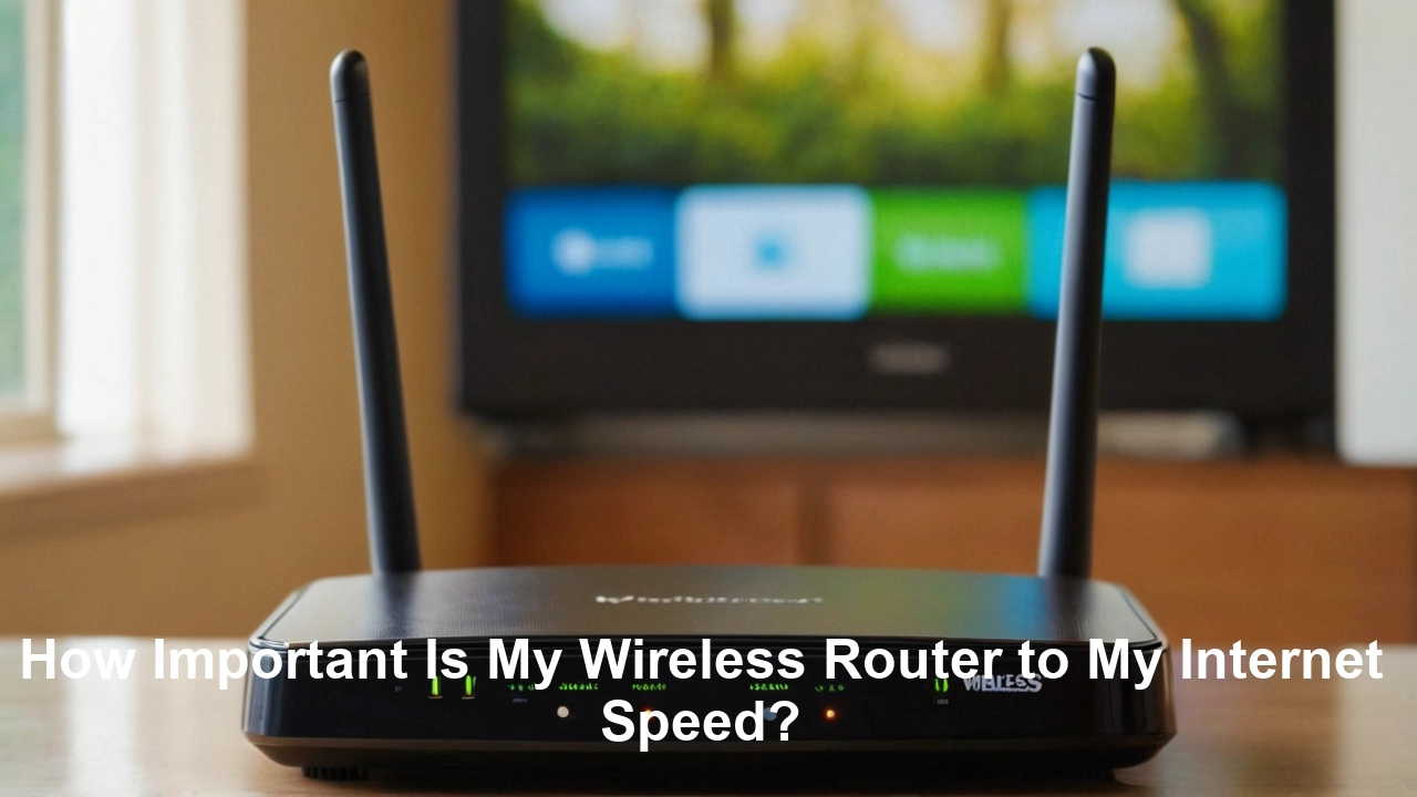 How Important Is My Wireless Router to My Internet Speed?