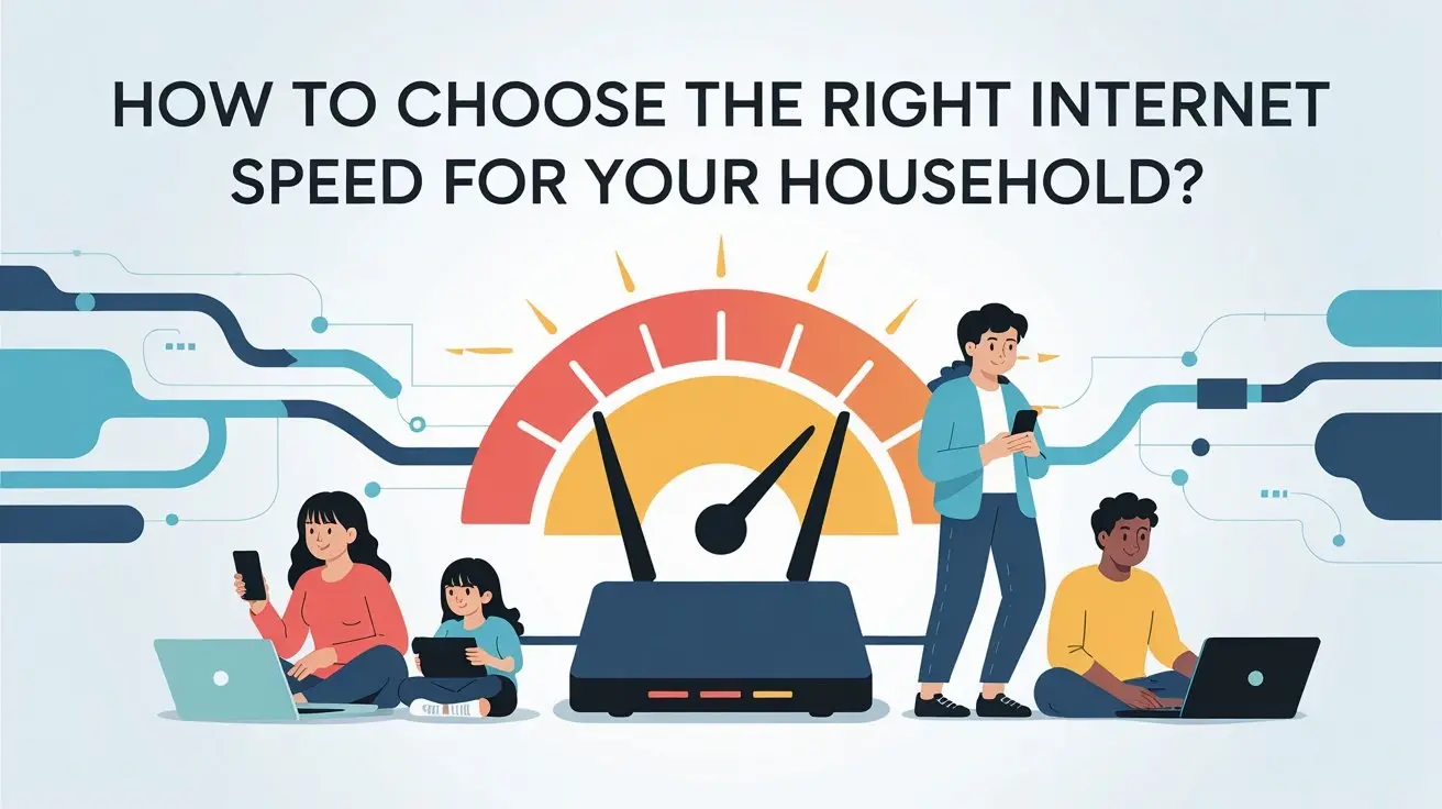 How to Choose the Right Internet Speed for Your Household?