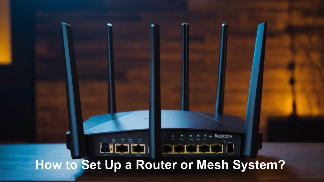 How to Set Up a Router or Mesh System?