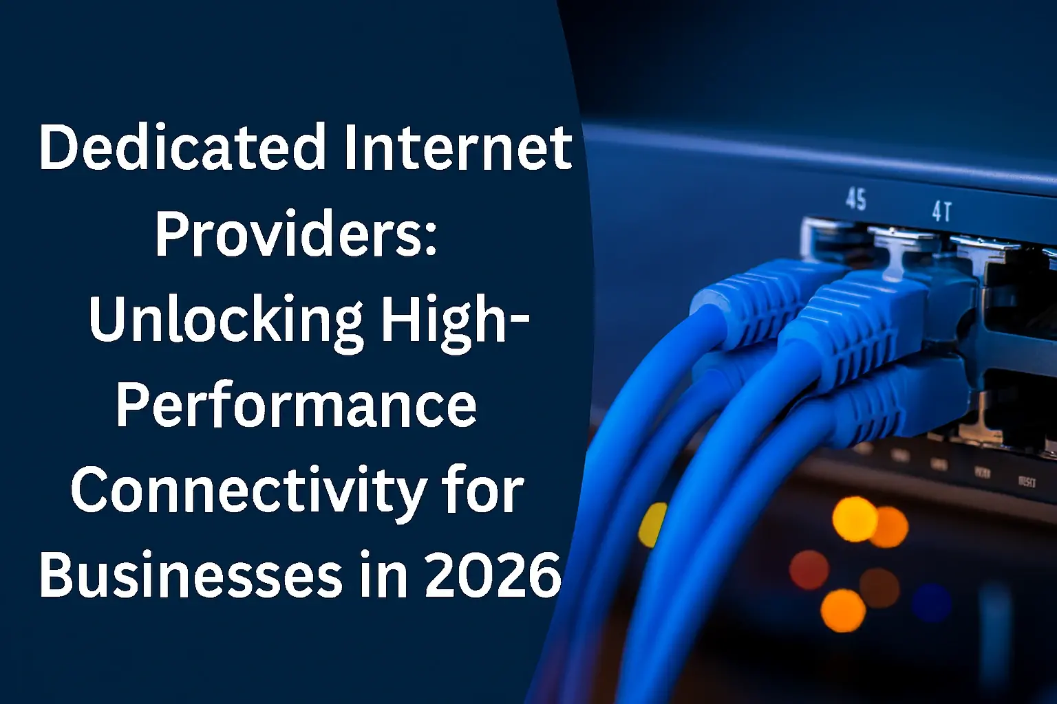 Dedicated Internet Providers: Unlocking High-Performance Connectivity for Businesses in 2026