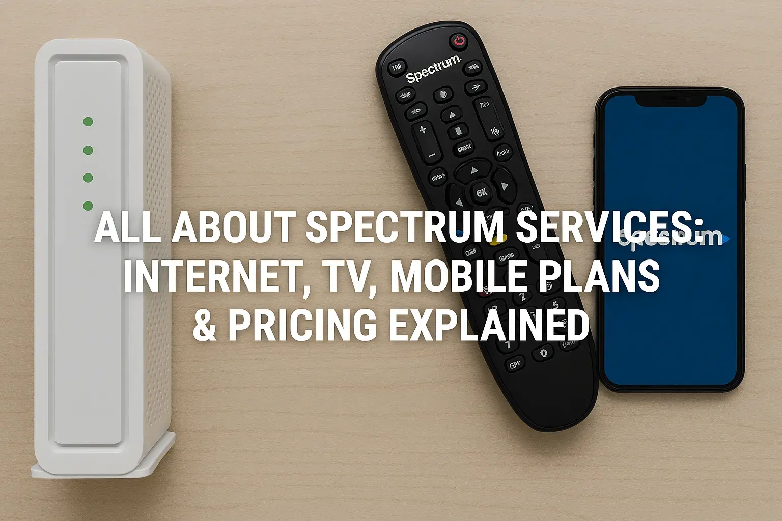 All About Spectrum Services: Internet, TV, Mobile Plans & Pricing Explained