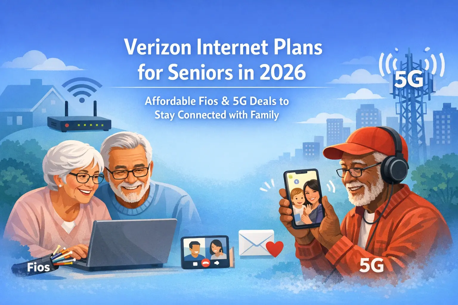 Verizon Internet Plans for Seniors in 2026: Affordable Fios & 5G Deals to Stay Connected with Family