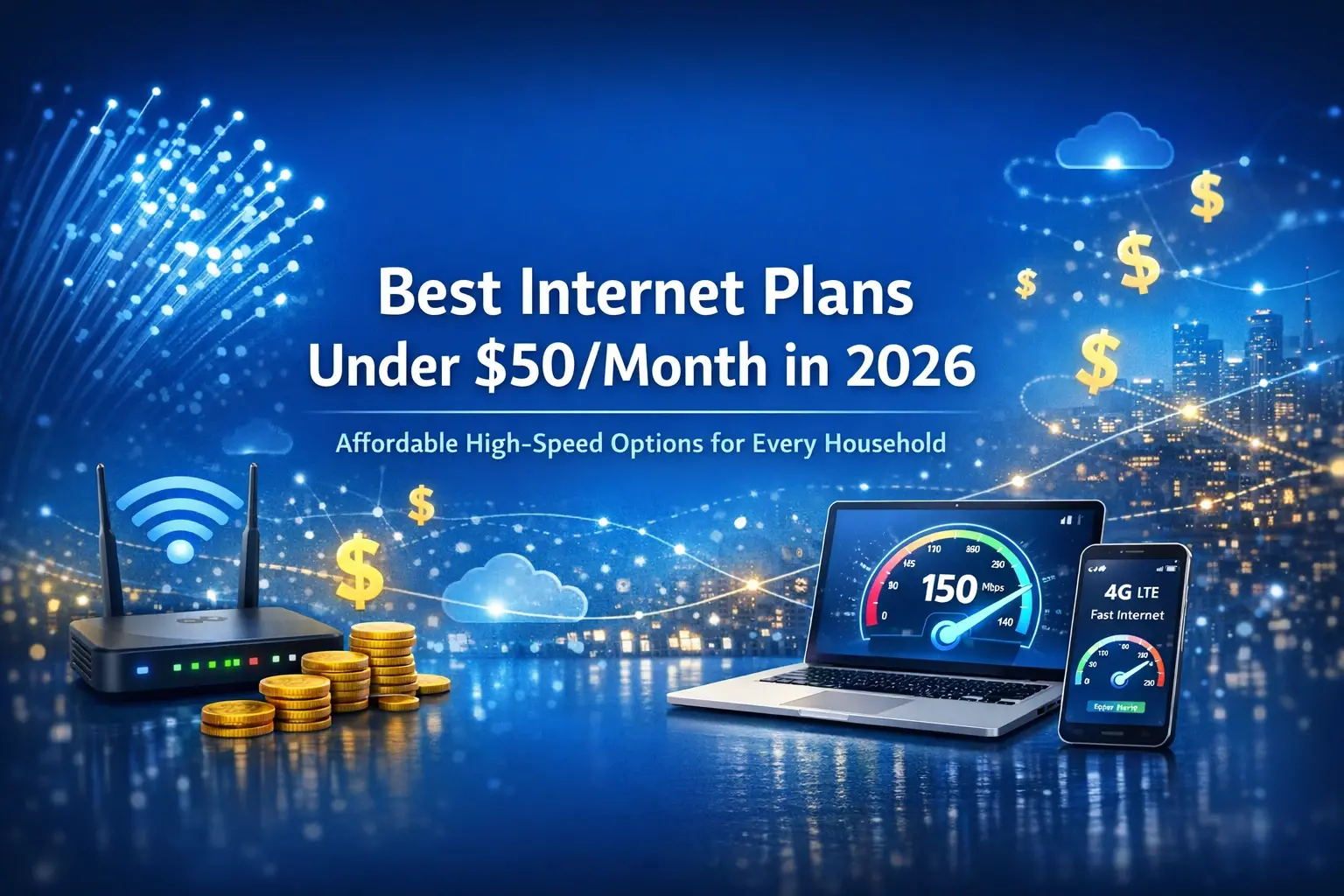 Best Internet Plans Under $50/Month in 2026: Affordable High-Speed Options for Every Household