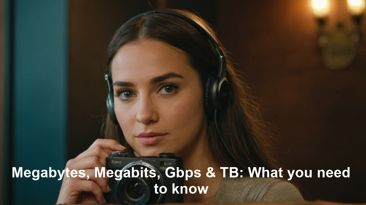 Megabytes, Megabits, Gbps & TB: What you need to know