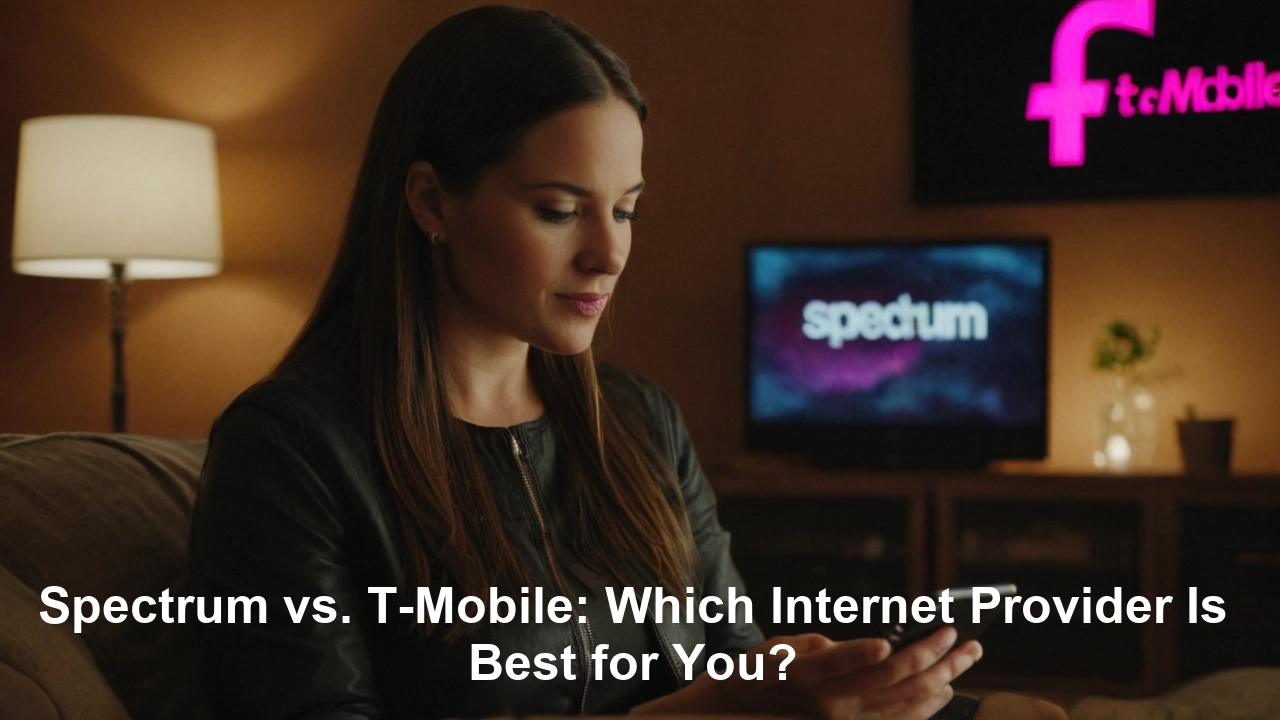 Spectrum vs. T-Mobile: Which Internet Provider Is Best for You?